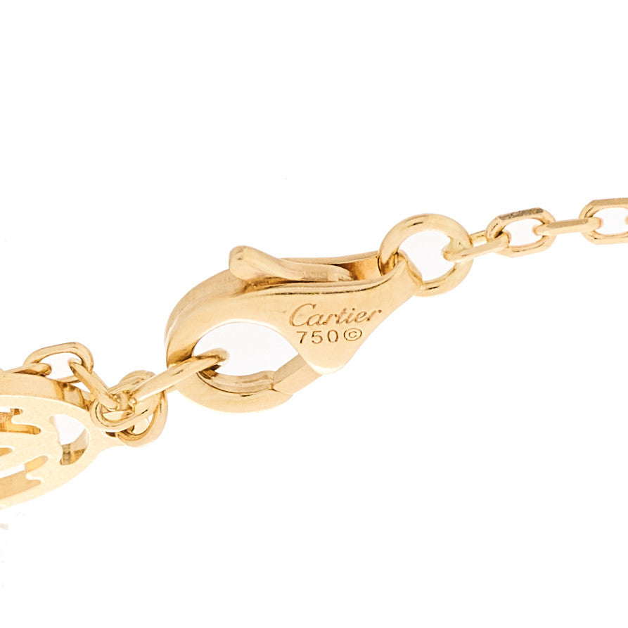 18K Yellow Gold Diamond SM D'Amour Bracelet