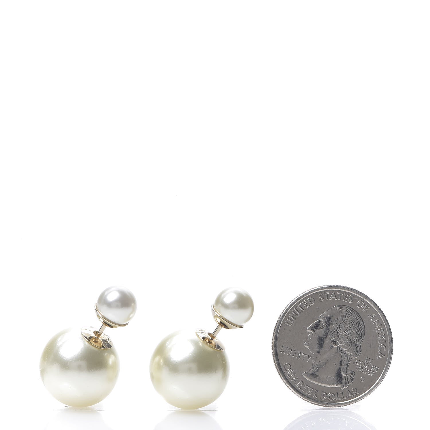 Christian Dior Pearl Mise En Dior Tribal Earrings 2 of 5