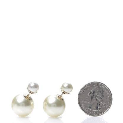 Christian Dior Pearl Mise En Dior Tribal Earrings 2 of 5