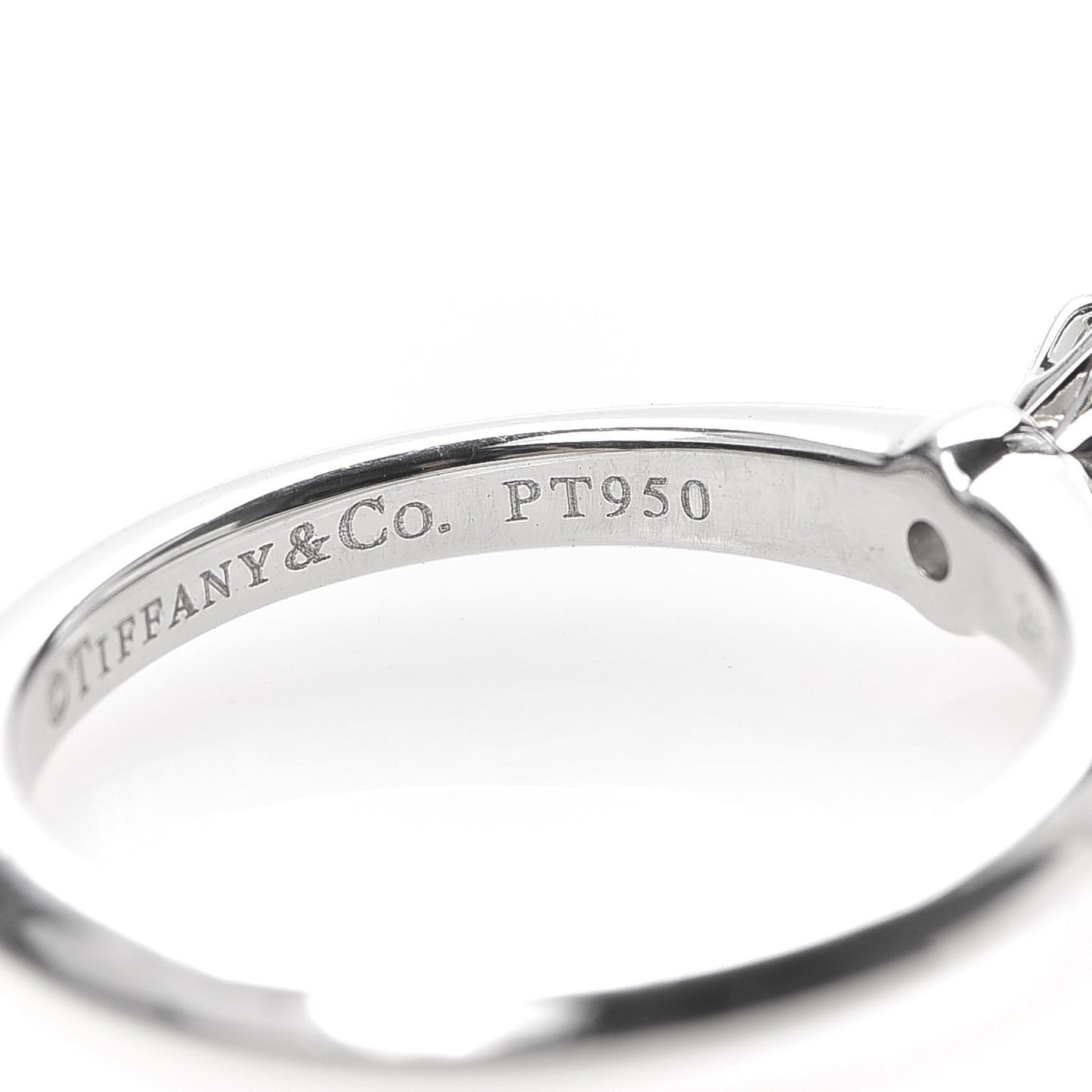 Platinum Diamond .29ct Solitaire Engagement Ring 49 5