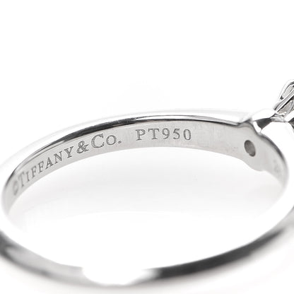 Tiffany Platinum Diamond .29ct Solitaire Engagement Ring 49 5 6 of 6
