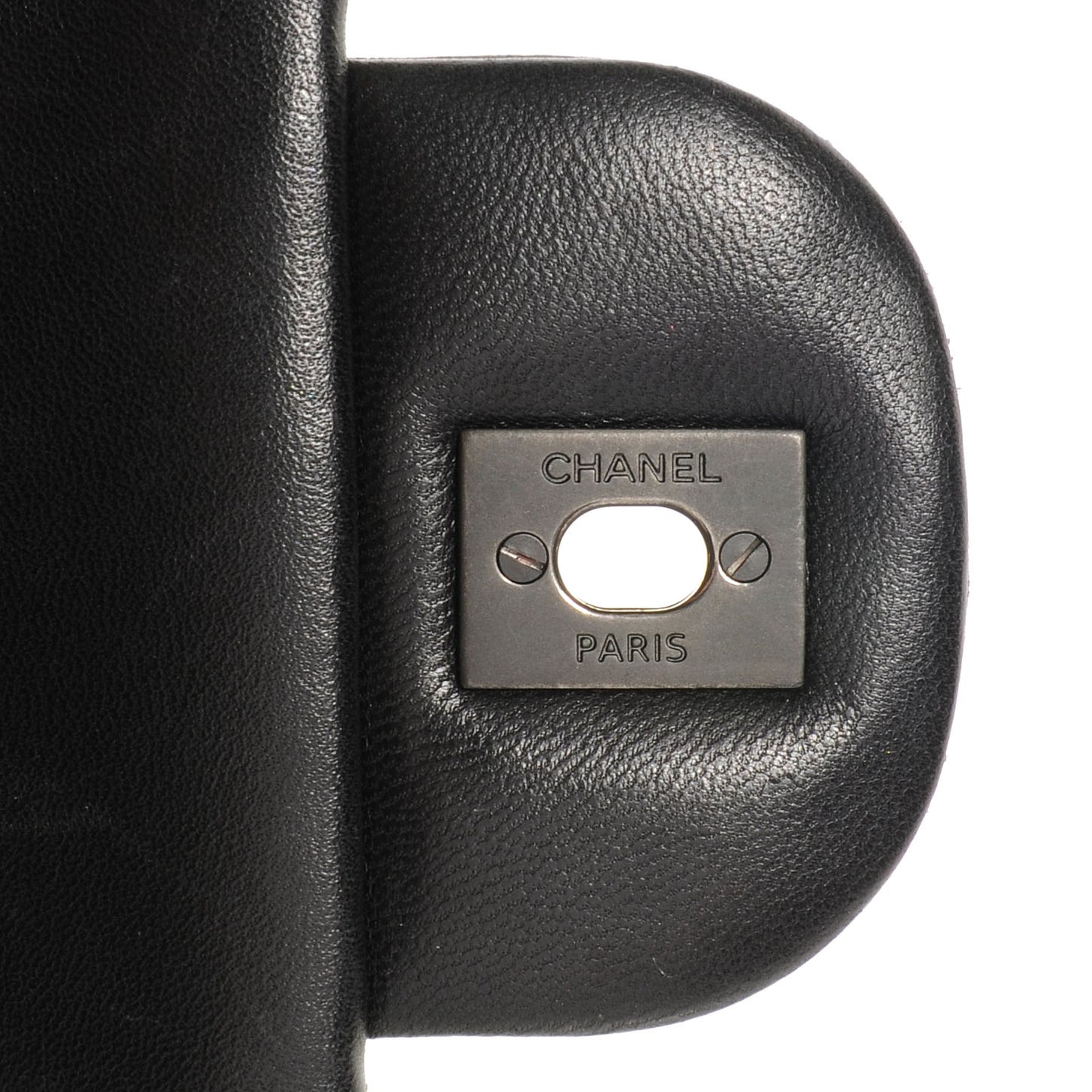 Lambskin Quilted Jumbo Double Flap So Black