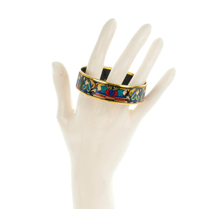 Hermes Enamel Printed Wide Astres Et Soleils Bracelet 65 2 of 5