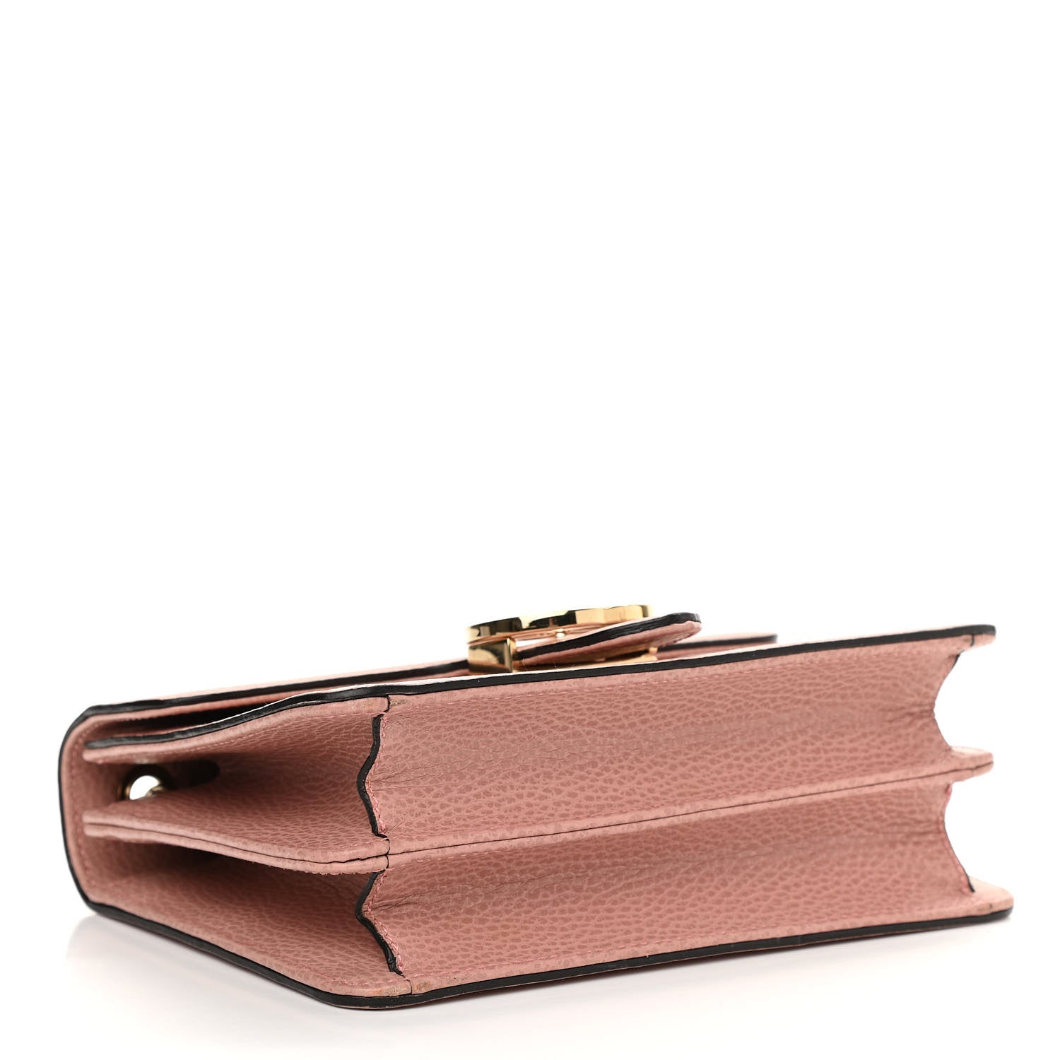 Gucci Dollar Calfskin Small Interlocking G Shoulder Bag Soft Pink 4 of 12