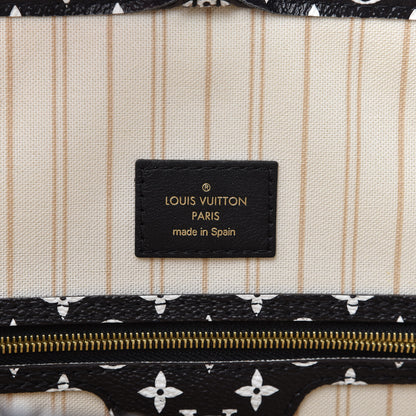 Louis Vuitton Monogram Giant Jungle Neverfull MM Ivory 8 of 10