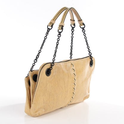 Bottega Veneta Antique Karung Snakeskin Chain Shoulder Bag Naturale 3 of 8