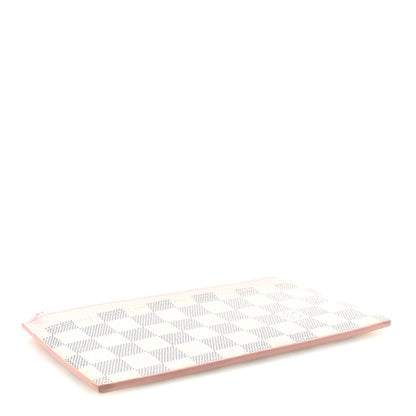 Louis Vuitton Damier Azur Slim Purse Rose Ballerine 7 of 14