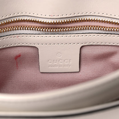 Gucci Calfskin Small Arli Flap Shoulder Bag Mystic White 6 of 15