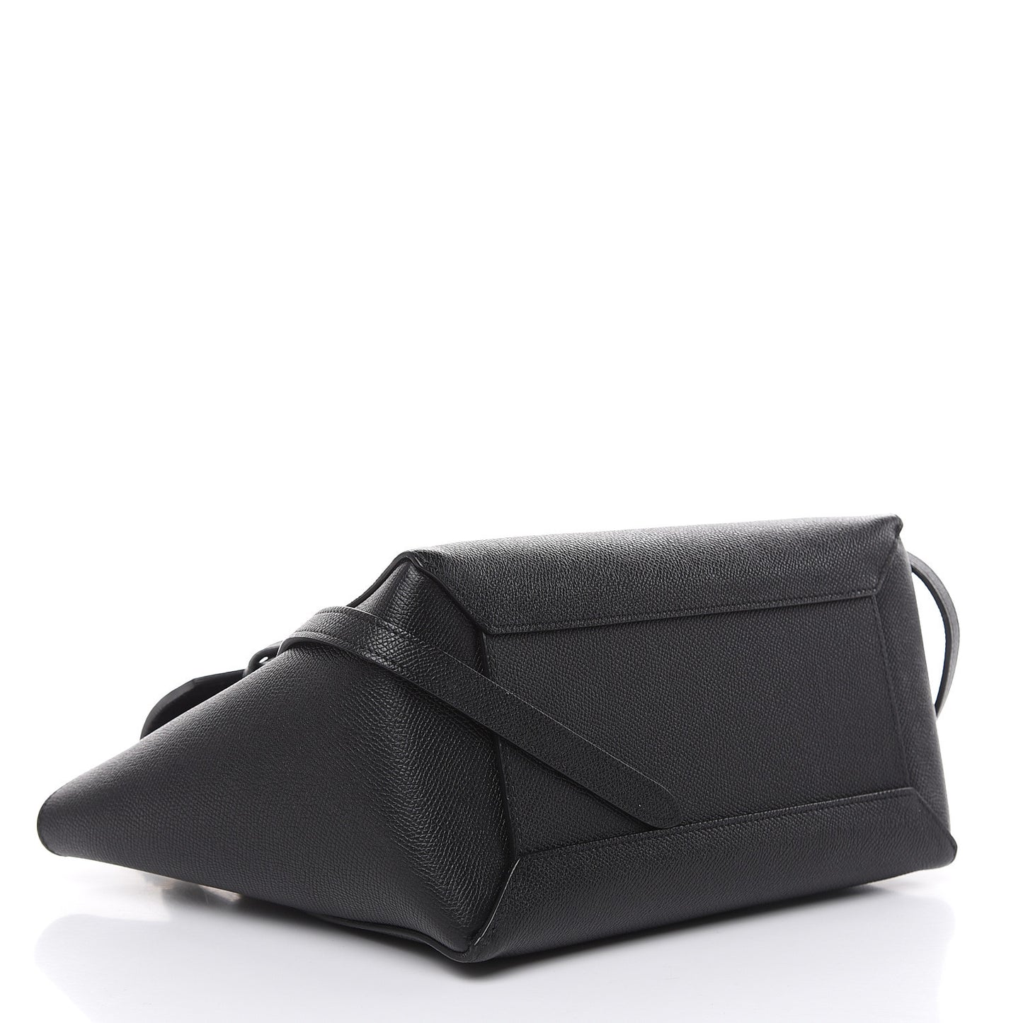 Grained Calfskin Micro Belt Bag Black