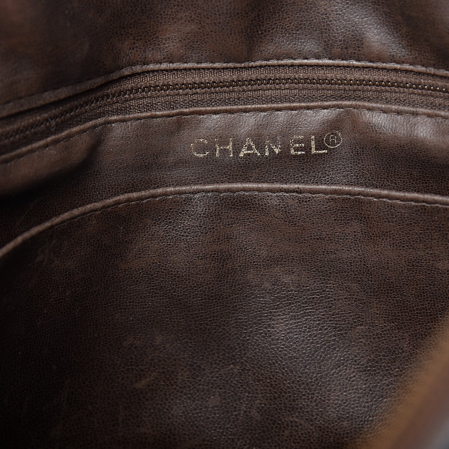 Chanel Lambskin Quilted Large Camera Case Brown 16 of 28