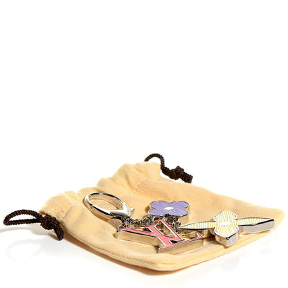 Louis Vuitton Fleur d Epi Bag Charm Pastels 6 of 6