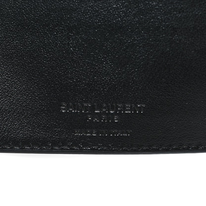 Saint Laurent Calfskin Sequin Bifold Wallet Pink 6 of 7