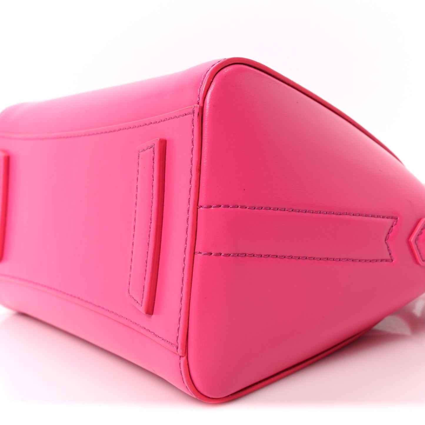 Shiny Lord Calfskin Mini Antigona Shocking Pink