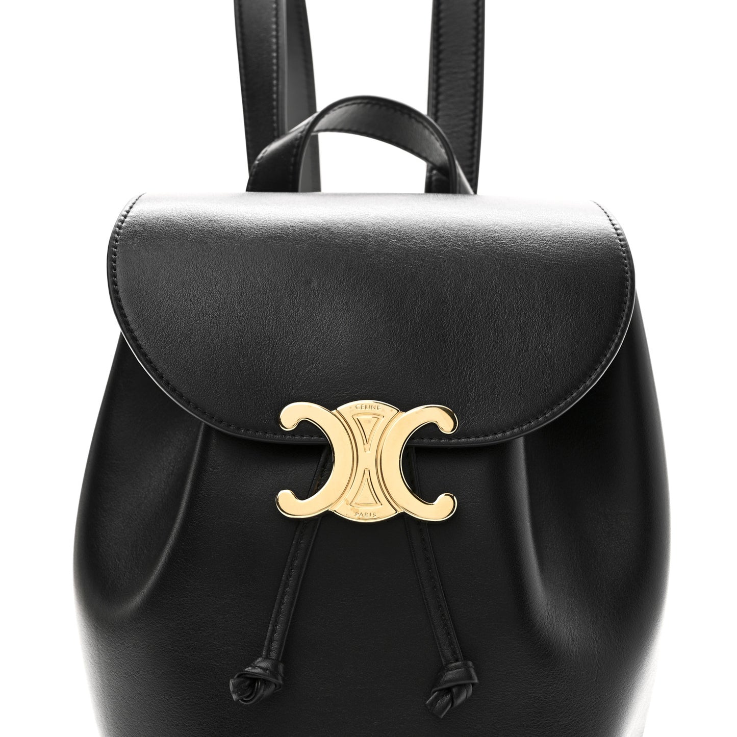 Triomphe Calfskin Bonnie Backpack Black