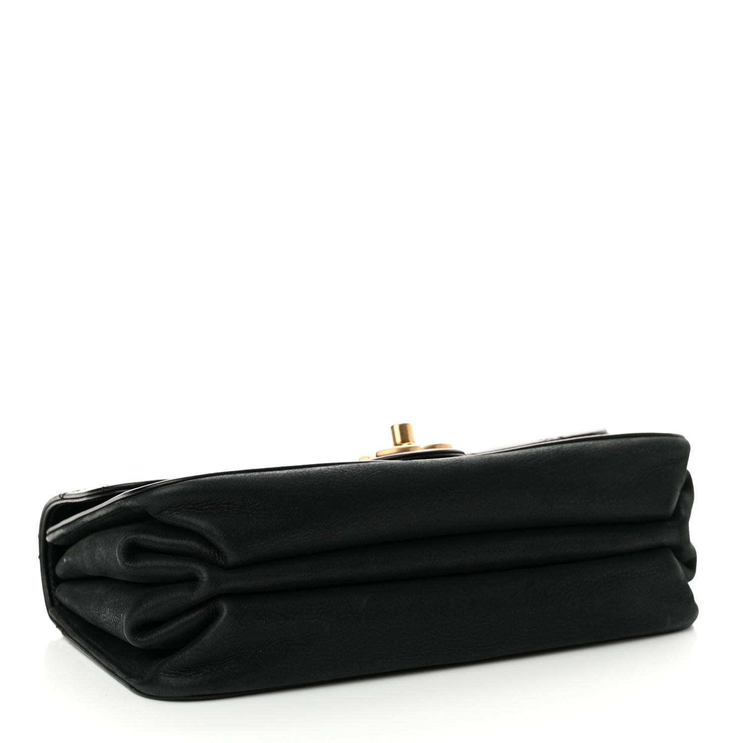 Chanel Iridescent Calfskin Quilted Small Straight Lined Flap Black 4 of 12