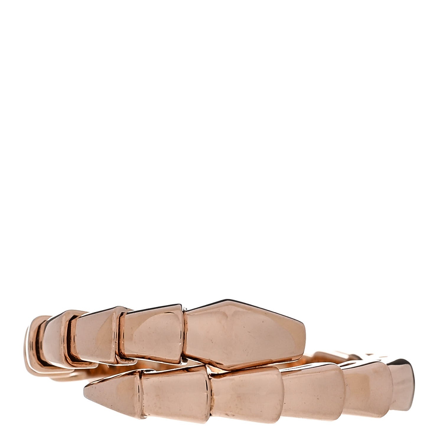 Bulgari 18K Rose Gold Serpenti Viper Ring XL 1 of 5