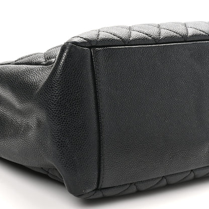 Chanel Caviar Quilted Grand Shopping Tote GST Black 9 of 10