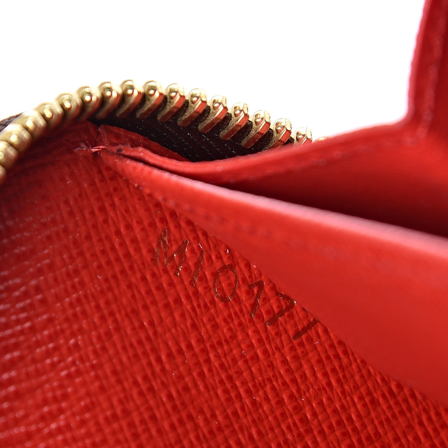 Monogram Zippy Wallet Coquelicot