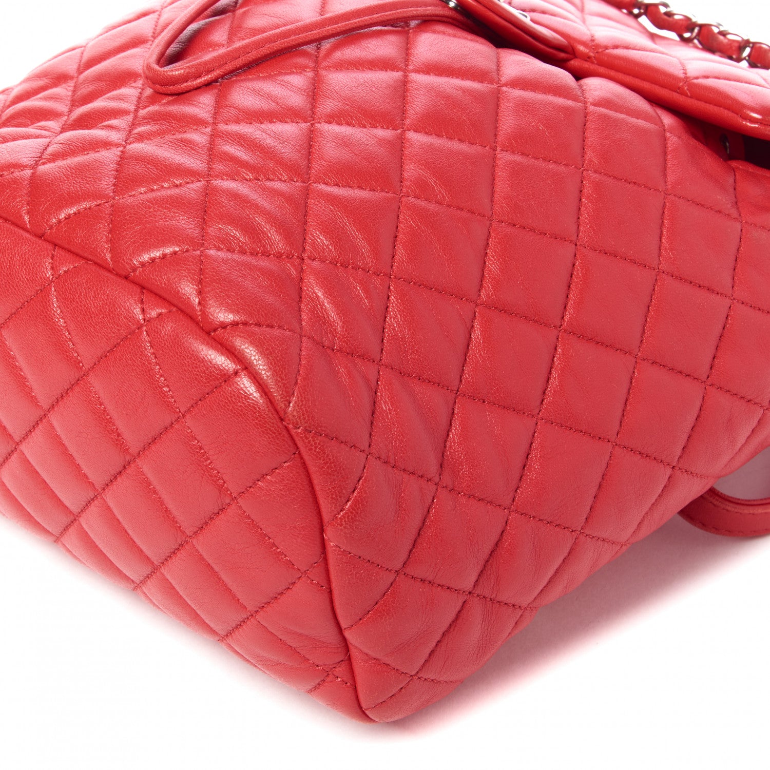 Chanel Lambskin Quilted Small Urban Spirit Backpack Red 4 of 11