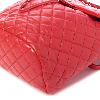 Chanel Lambskin Quilted Small Urban Spirit Backpack Red 4 of 11