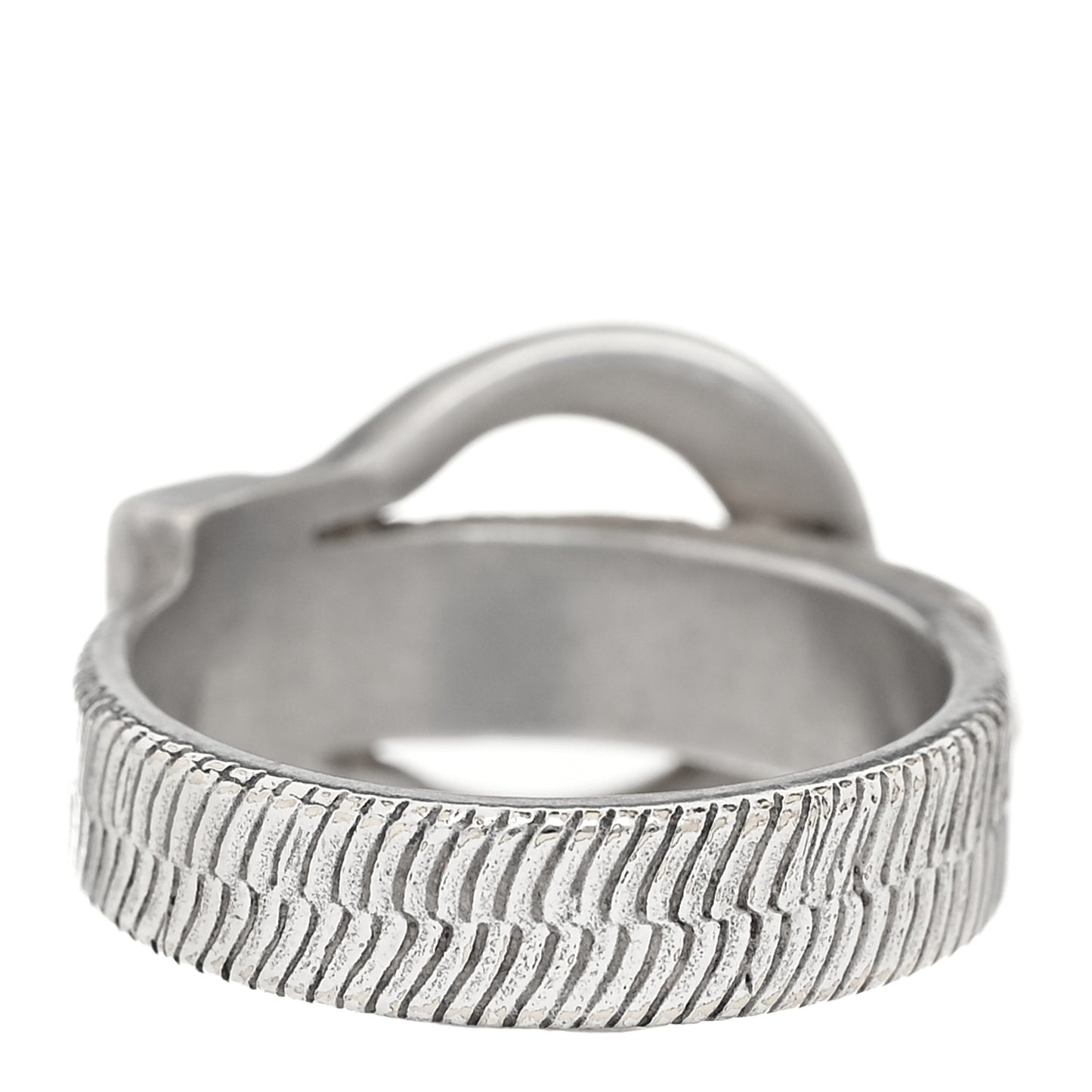 Metal Buckle Ring 49 5 Silver
