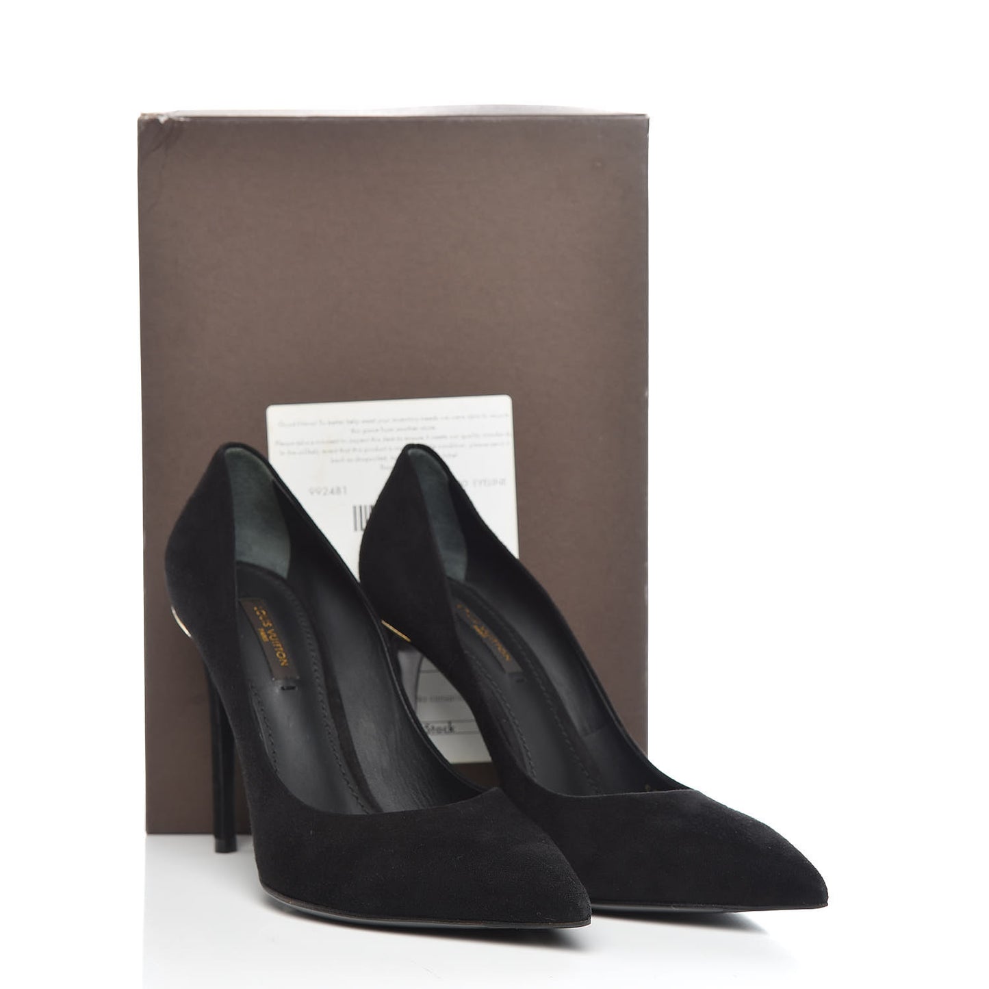 Suede Eyeline Pumps 38 Black