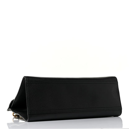 Gucci Calfskin Small GG Marmont Top Handle Bag Black 4 of 9