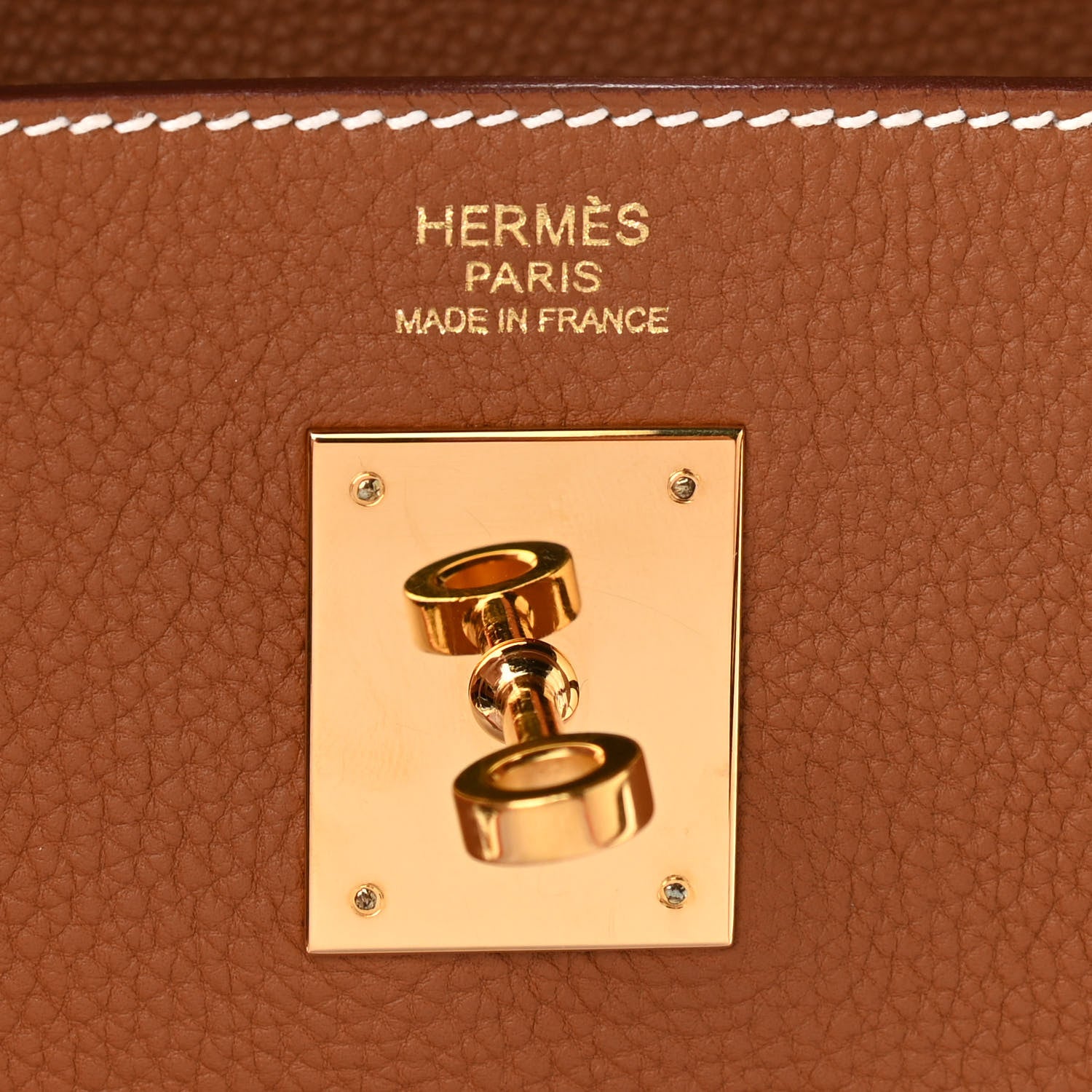 Hermes Togo Kelly Retourne 32 Gold 5 of 10