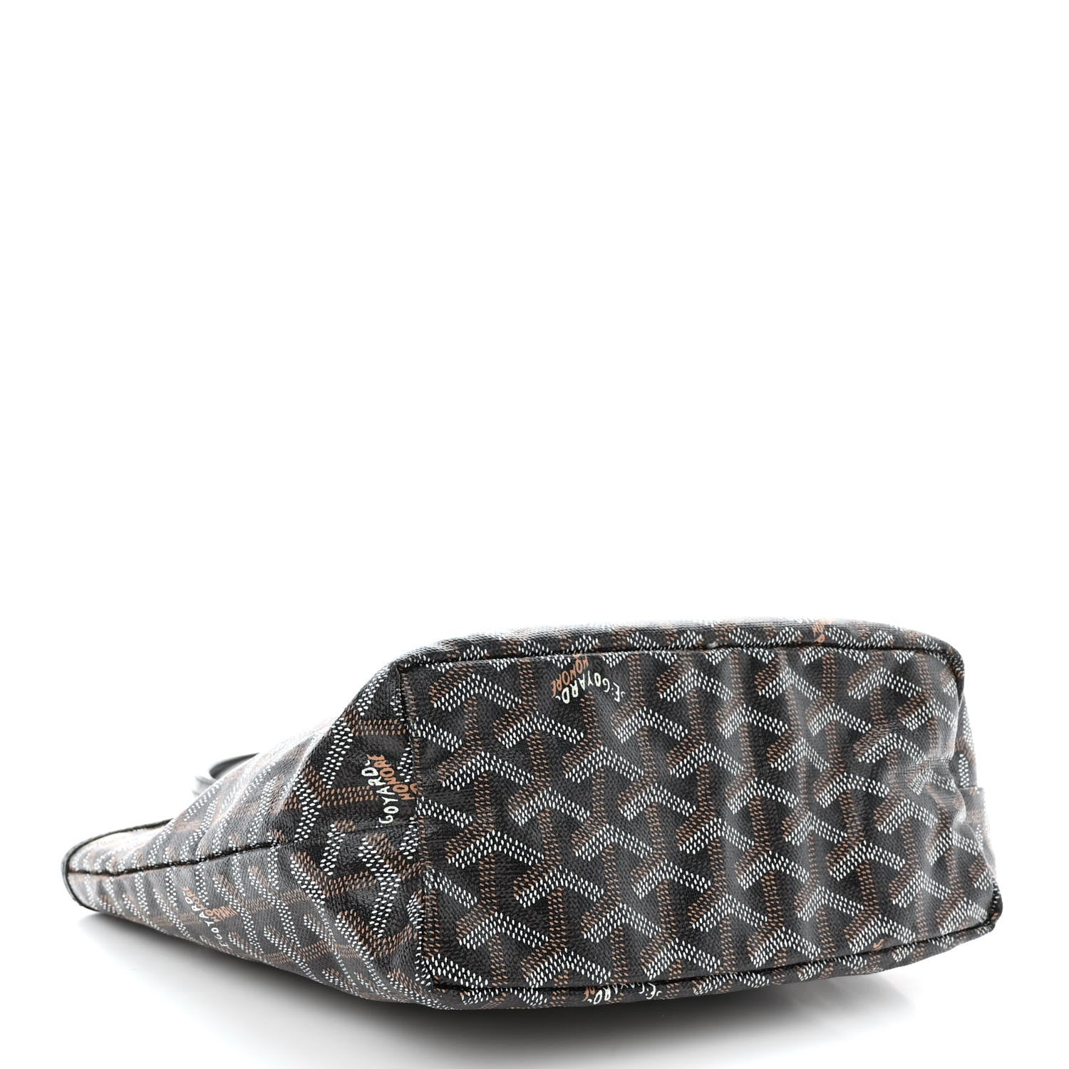 Goyard Goyardine Saint Louis Junior Jr PM Tote Black 5 of 12