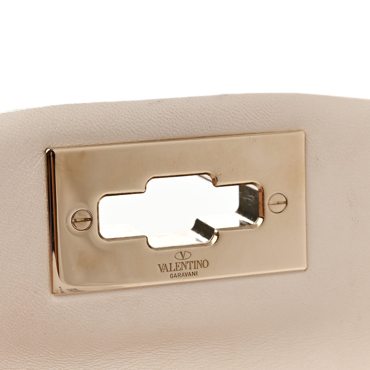 Valentino Garavani Nappa Small Spikeme Shoulder Bag Light Ivory 11 of 11