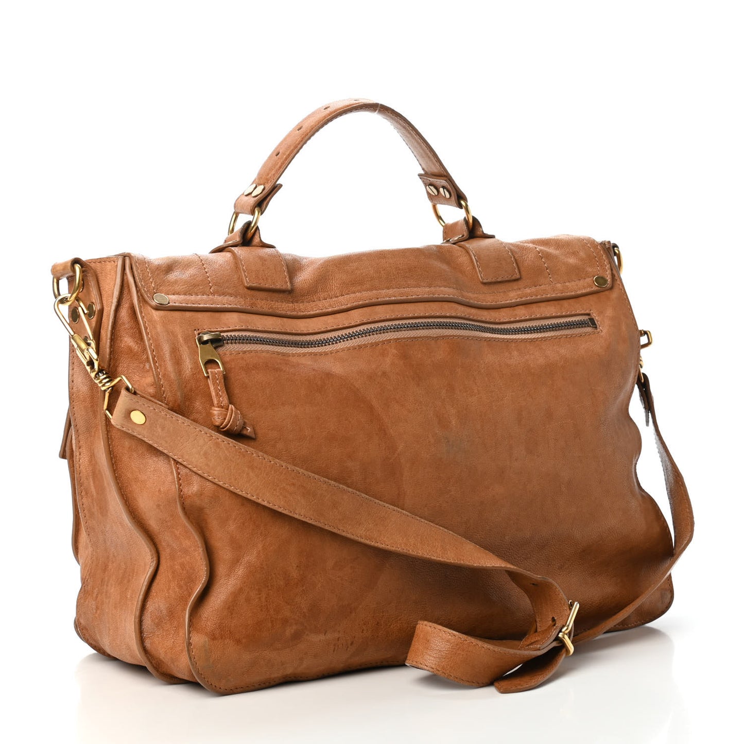 Lambskin Medium PS1 Satchel Dune