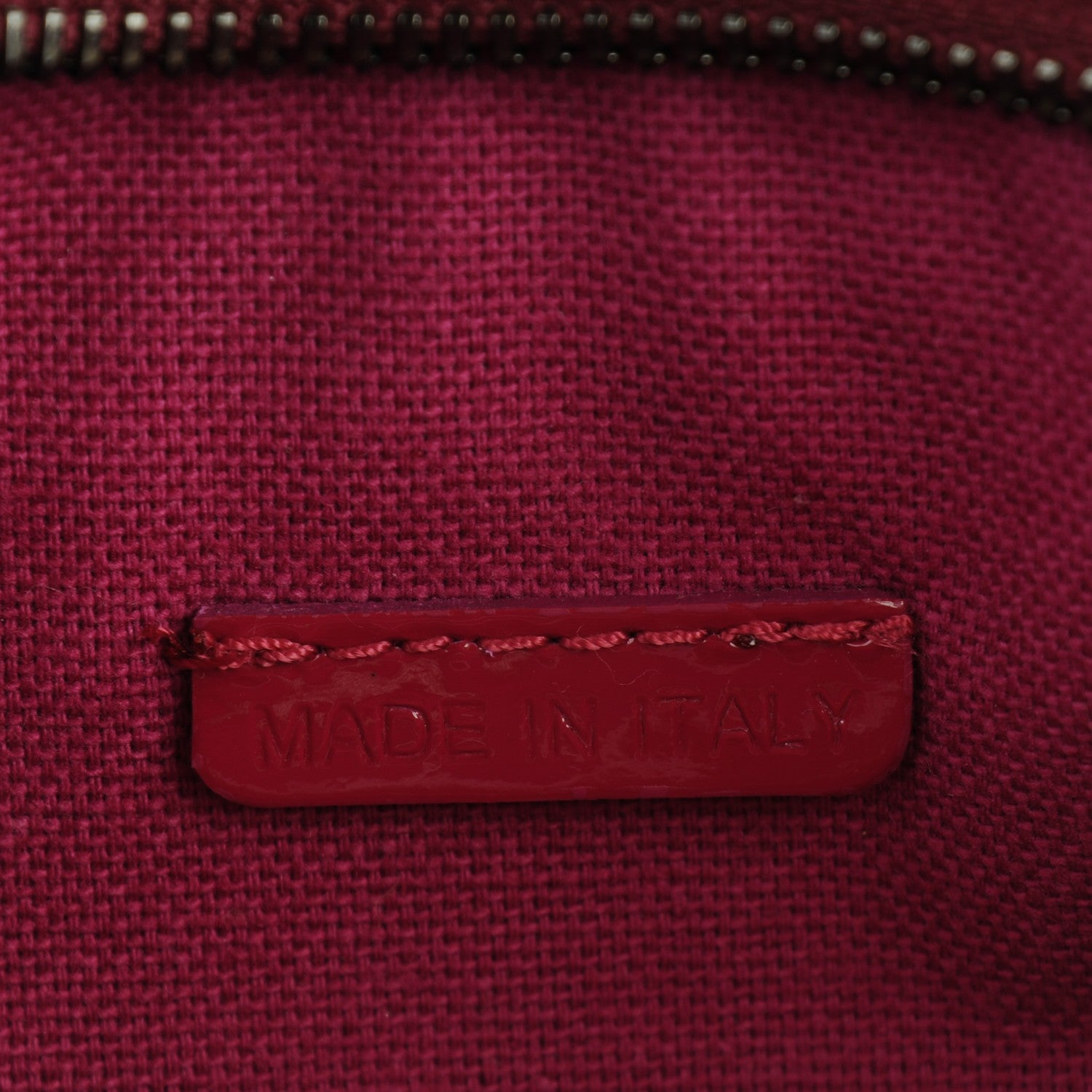 Burberry Patent Check Embossed Small Aston Sling Raspberry Sorbet 7 of 8