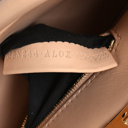Fendi Vitello Grace Intreccio Mini Peekaboo Iconic Satchel Light Rose 7 of 9