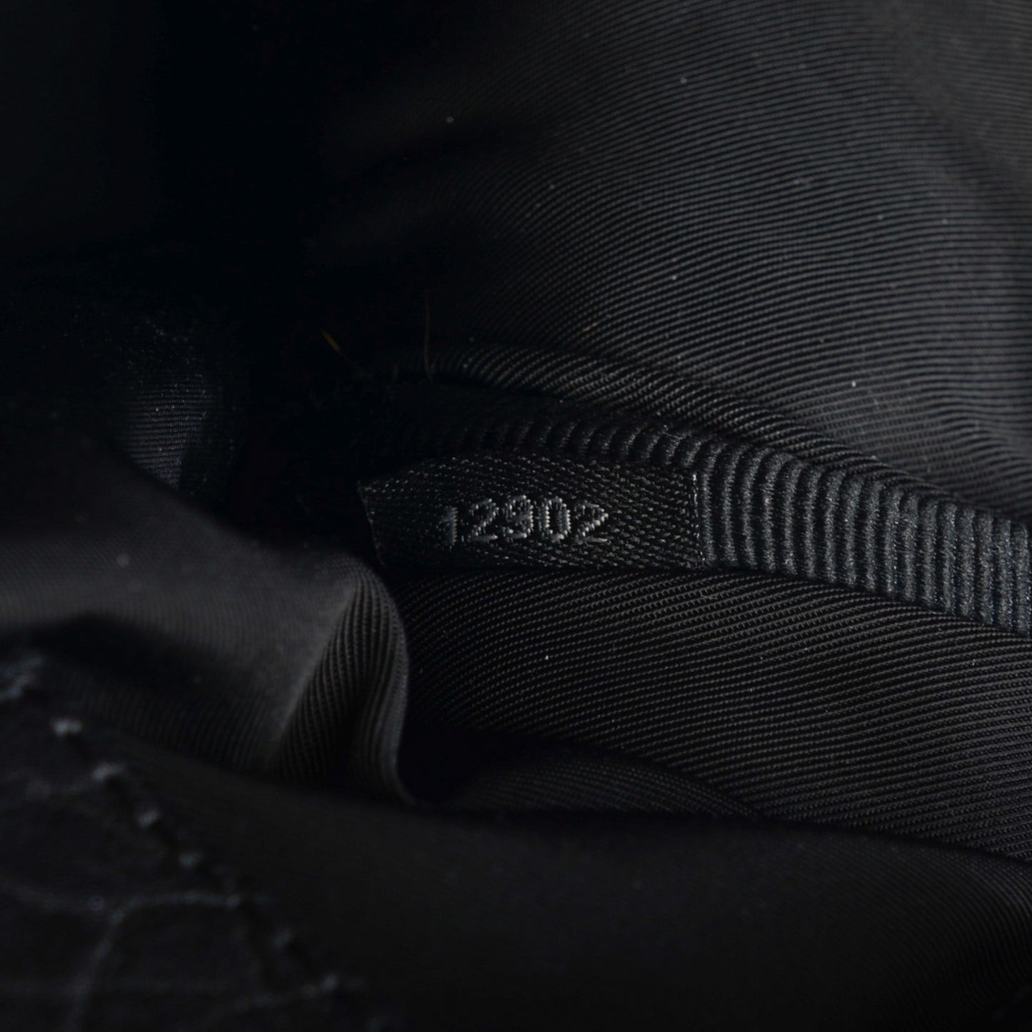 Pebbled Lambskin Rockie Black w Black Nickel Hardware