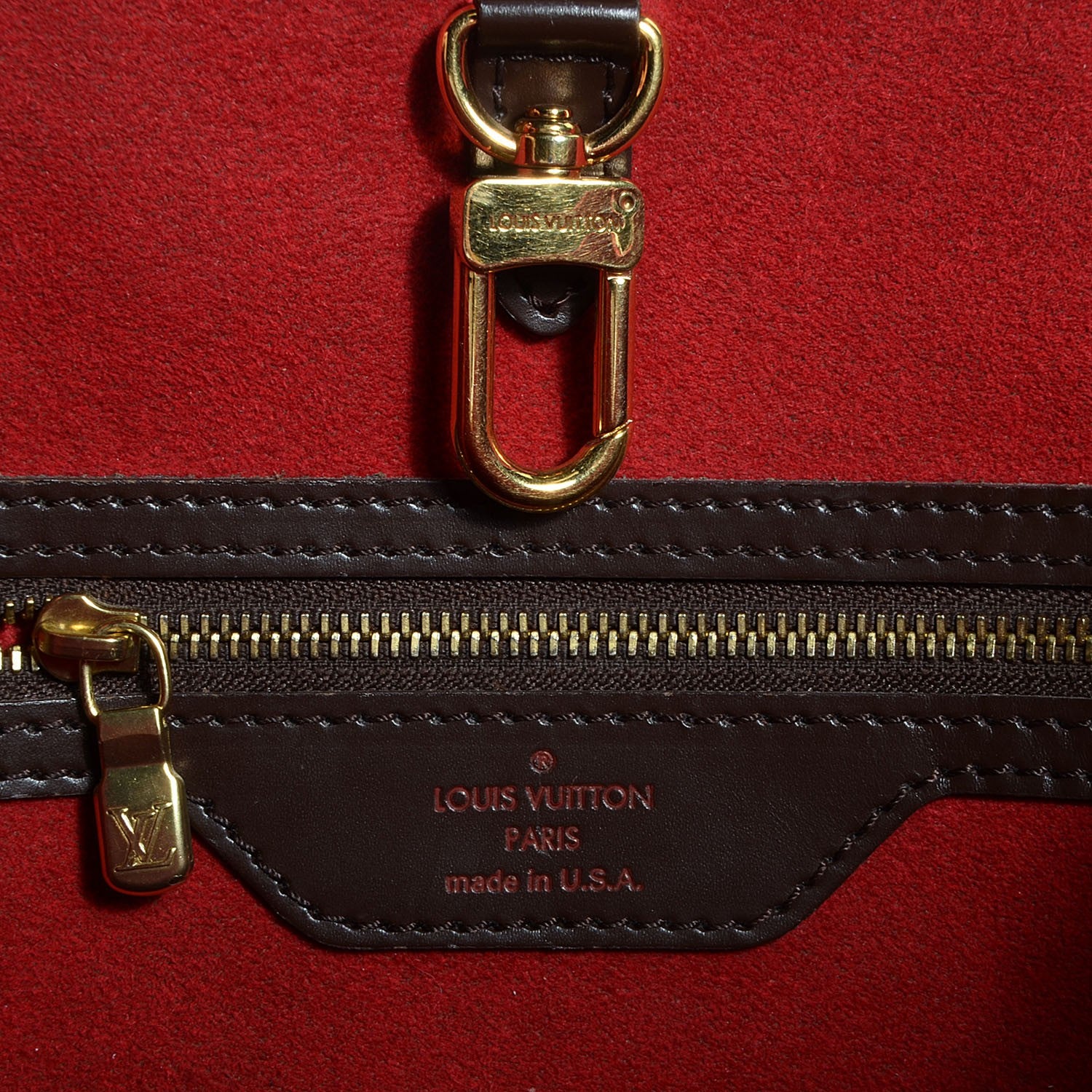 Louis Vuitton Damier Ebene Hampstead MM 6 of 7