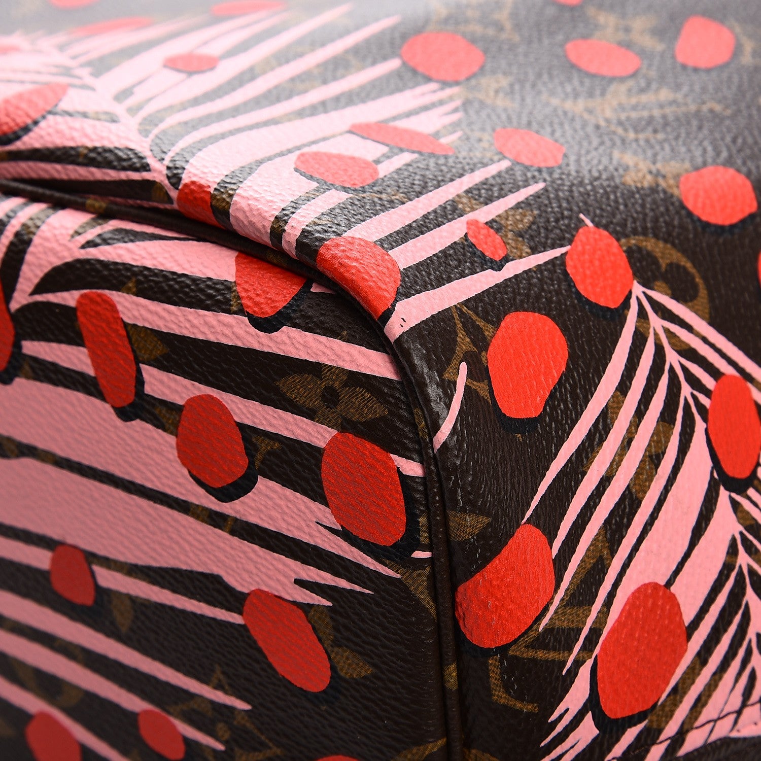 Louis Vuitton Monogram Jungle Dots Neo Neverfull MM Sugar Pink Poppy 10 of 12