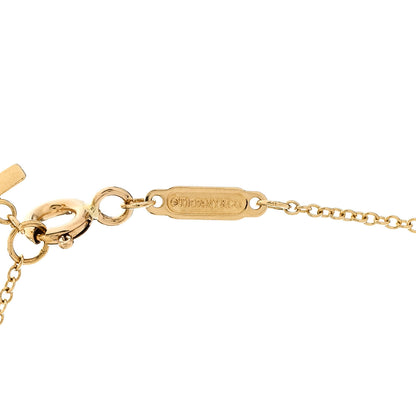 Tiffany 18K Yellow Gold Small T Smile Pendant Necklace 5 of 6