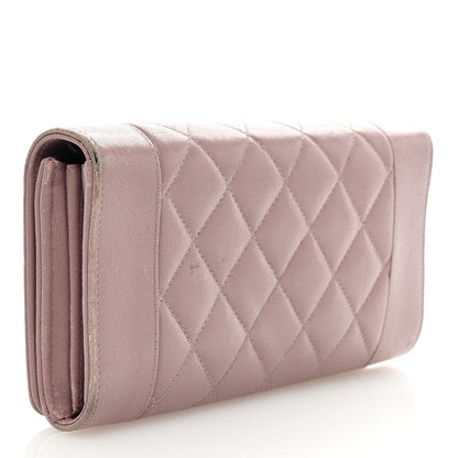 Chanel Sheepskin Quilted Mademoiselle Vintage Flap Wallet Pink 2 of 11