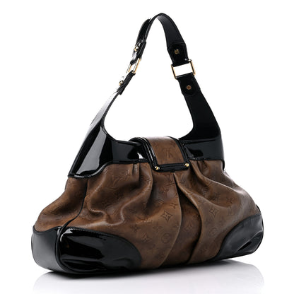 Louis Vuitton Monogram Embossed Polly Hobo Taupe 3 of 12