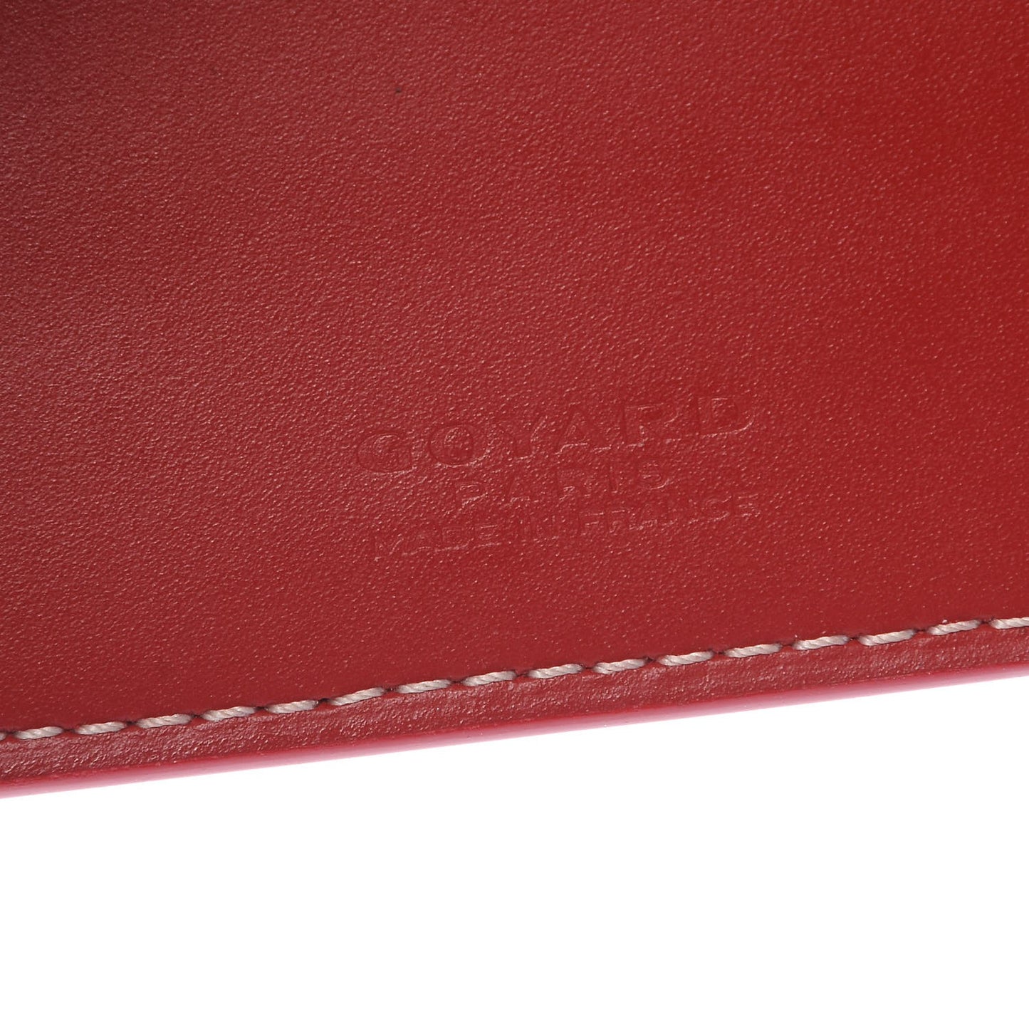 Goyardine Bifold Victoire PM Wallet Red