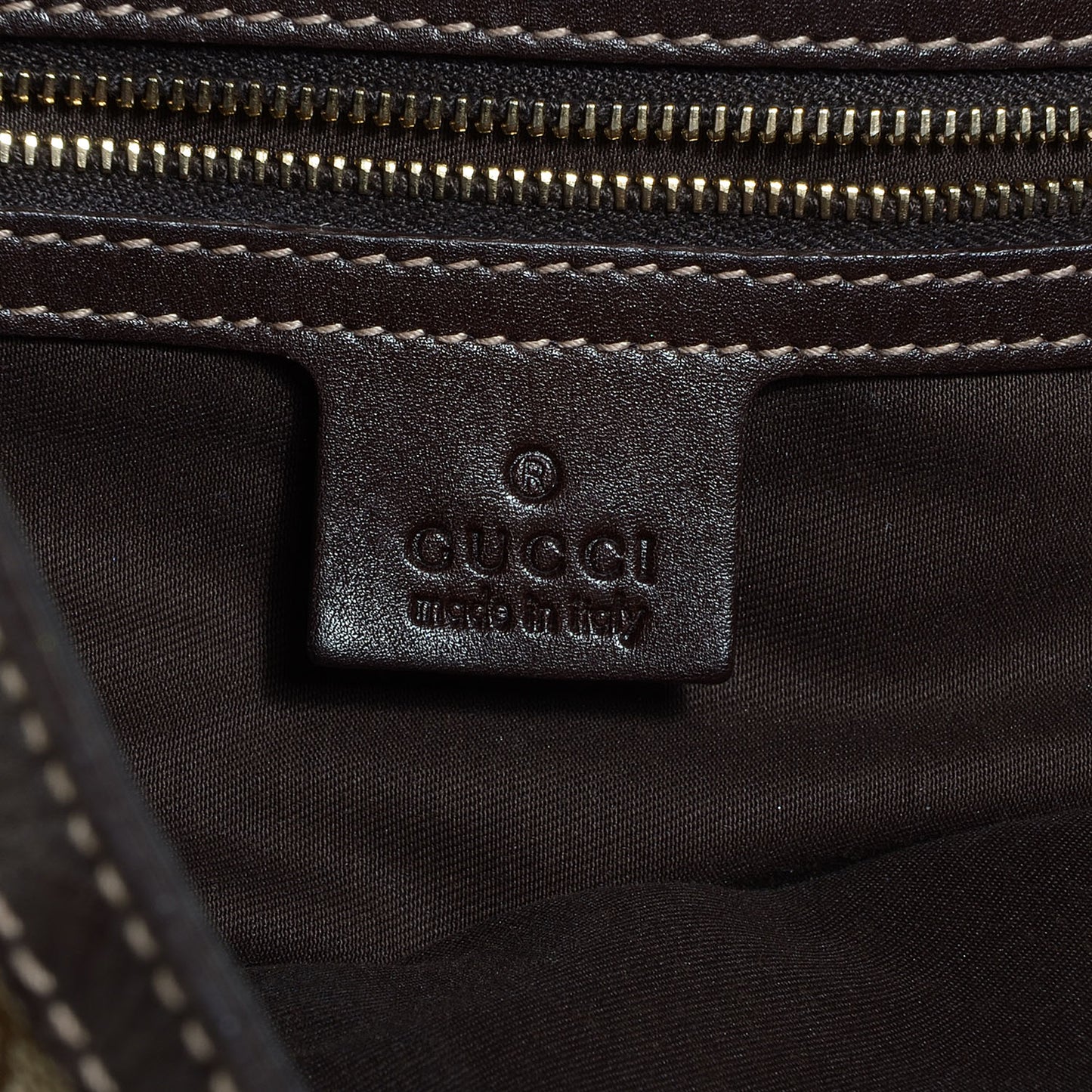 Monogram Wave Hobo Dark Brown
