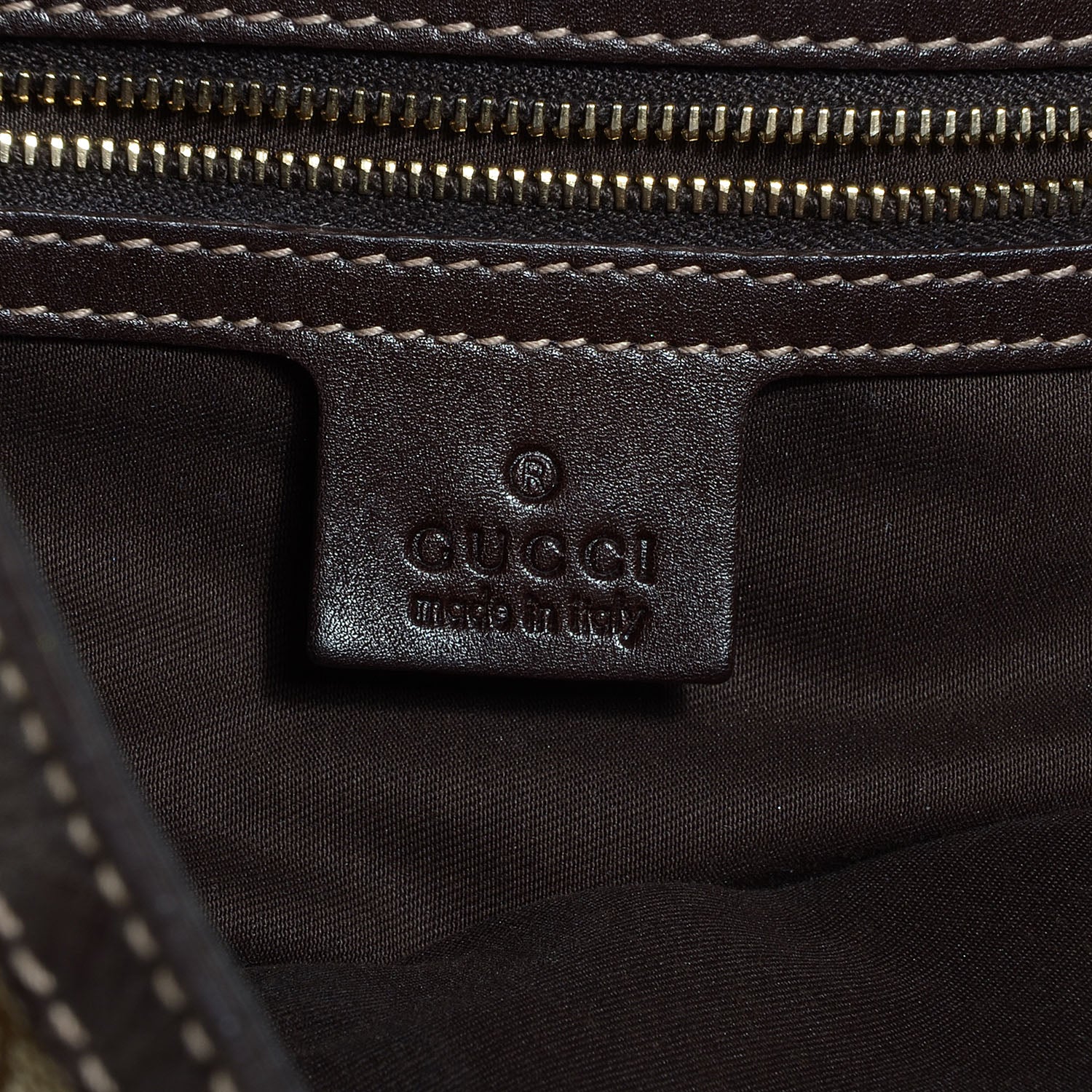 Gucci Monogram Wave Hobo Dark Brown 6 of 7