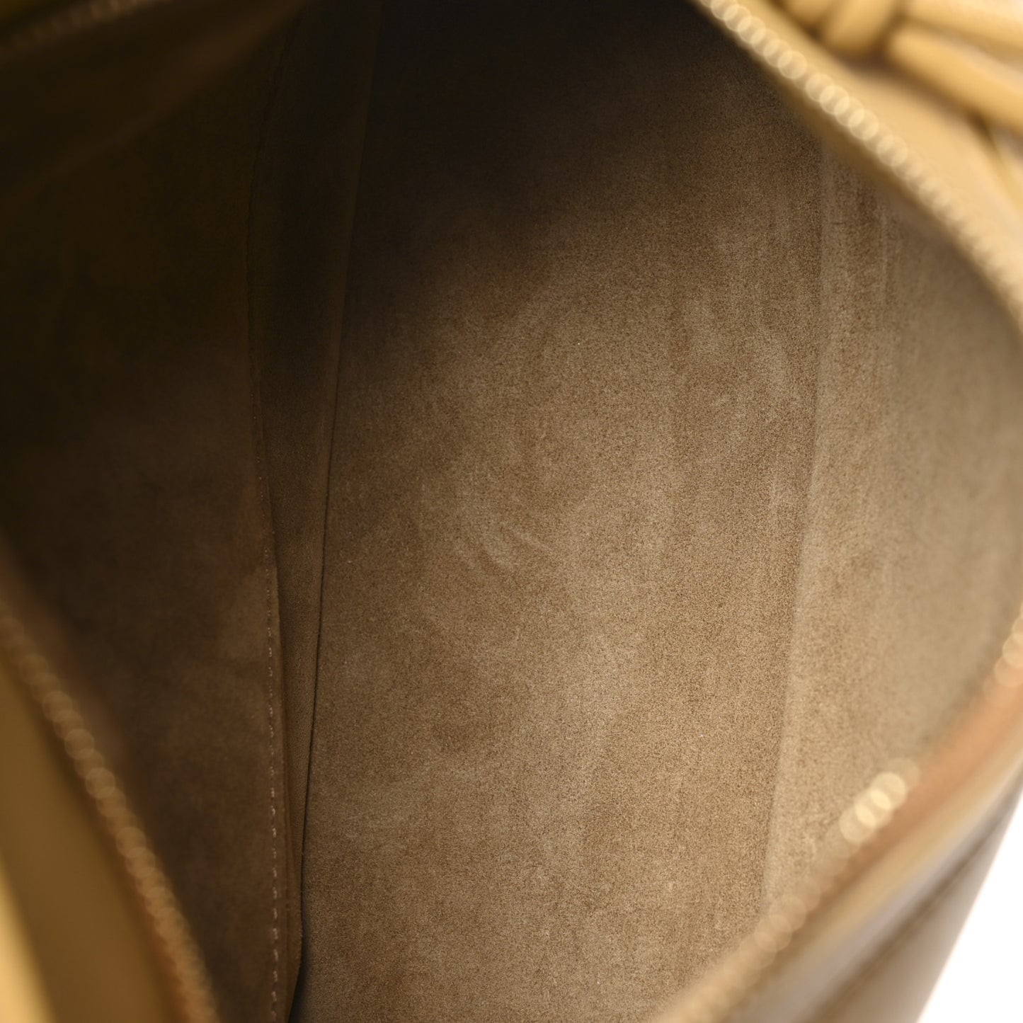 Calfskin Small Woven Puzzle Bag Sahara