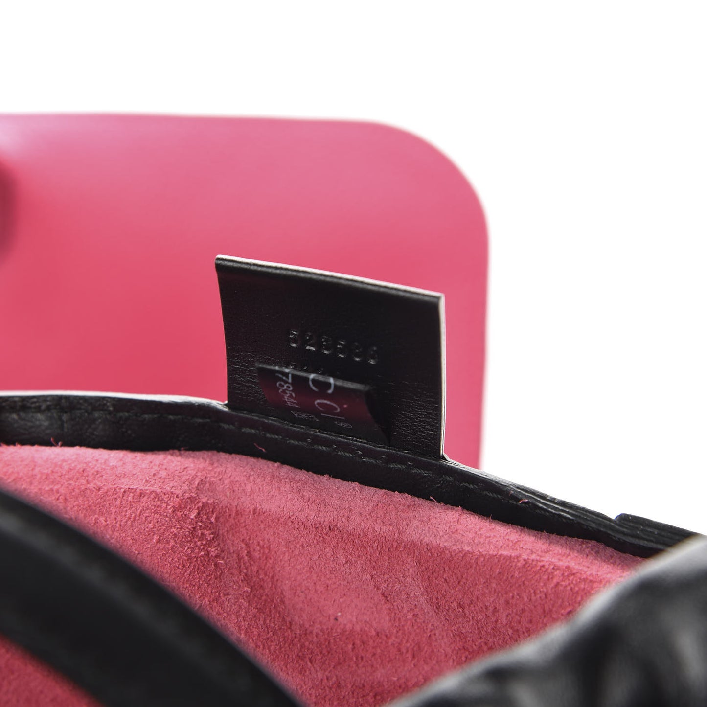 Grained Calfskin Logo Drawstring Backpack Box Pink Green Black
