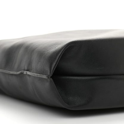 Balenciaga Calfskin Printed Kitten Plastic Bag Shopper S Black 9 of 10