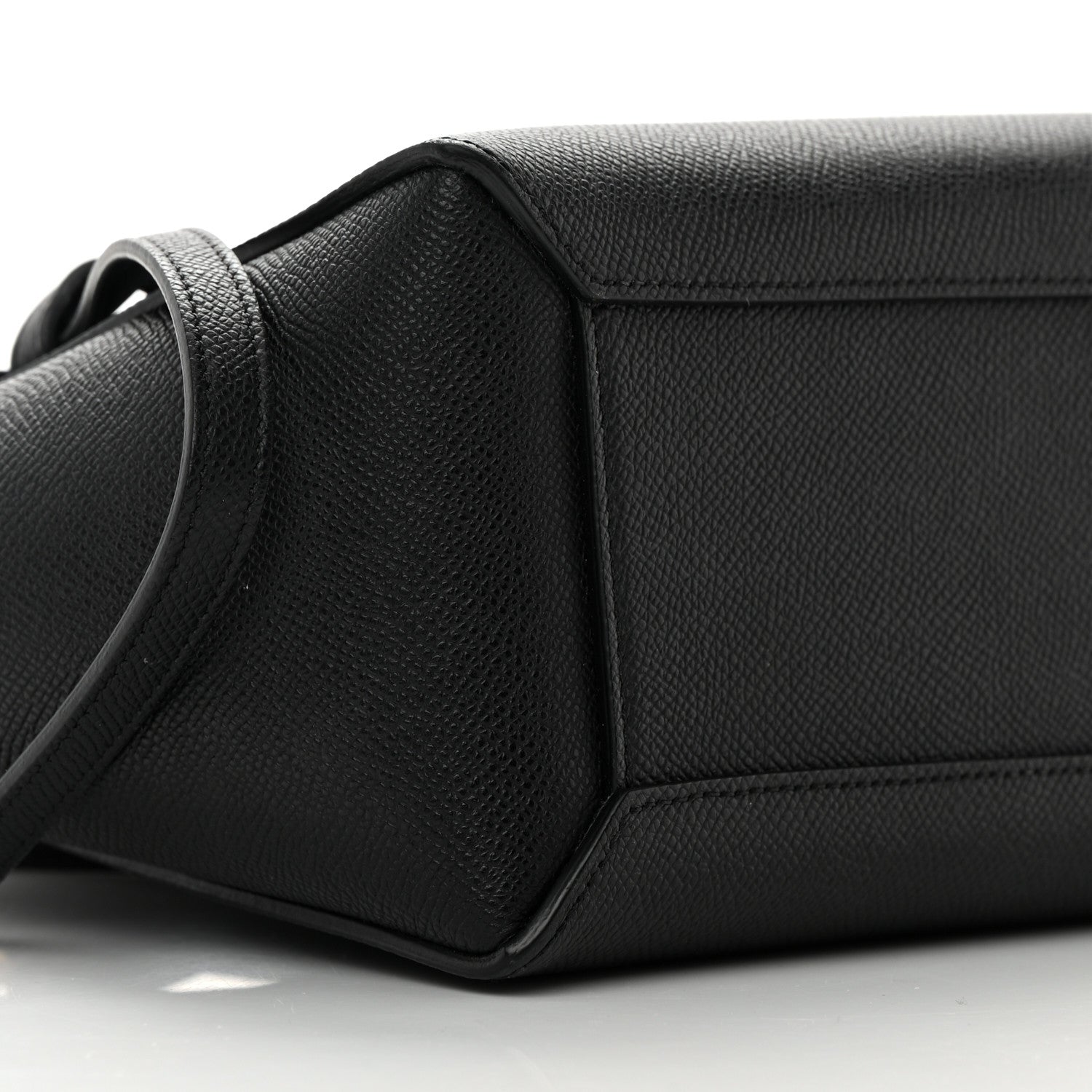Celine Grained Calfskin Nano Belt Bag Black 9 of 15
