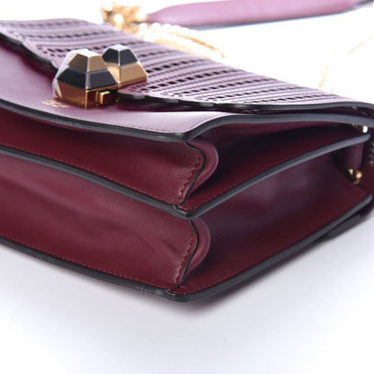 Fendi Vitello Grace Openwork Small Kan I Shoulder Bag Barolo 8 of 8