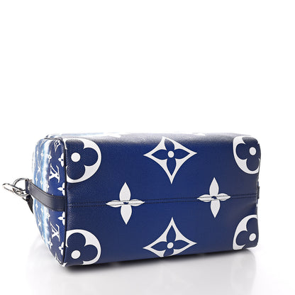 Louis Vuitton Monogram Escale Speedy Bandouliere 30 Blue 3 of 10