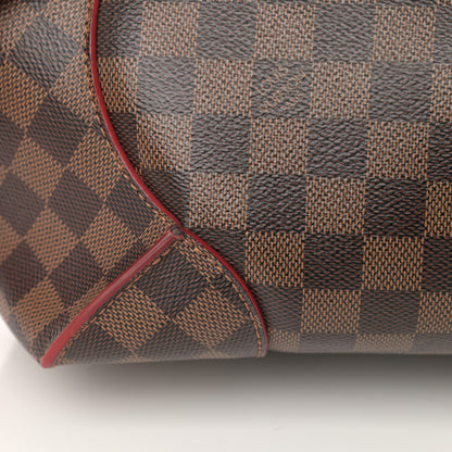 Louis Vuitton Damier Ebene Caissa Hobo Cherry 15 of 18