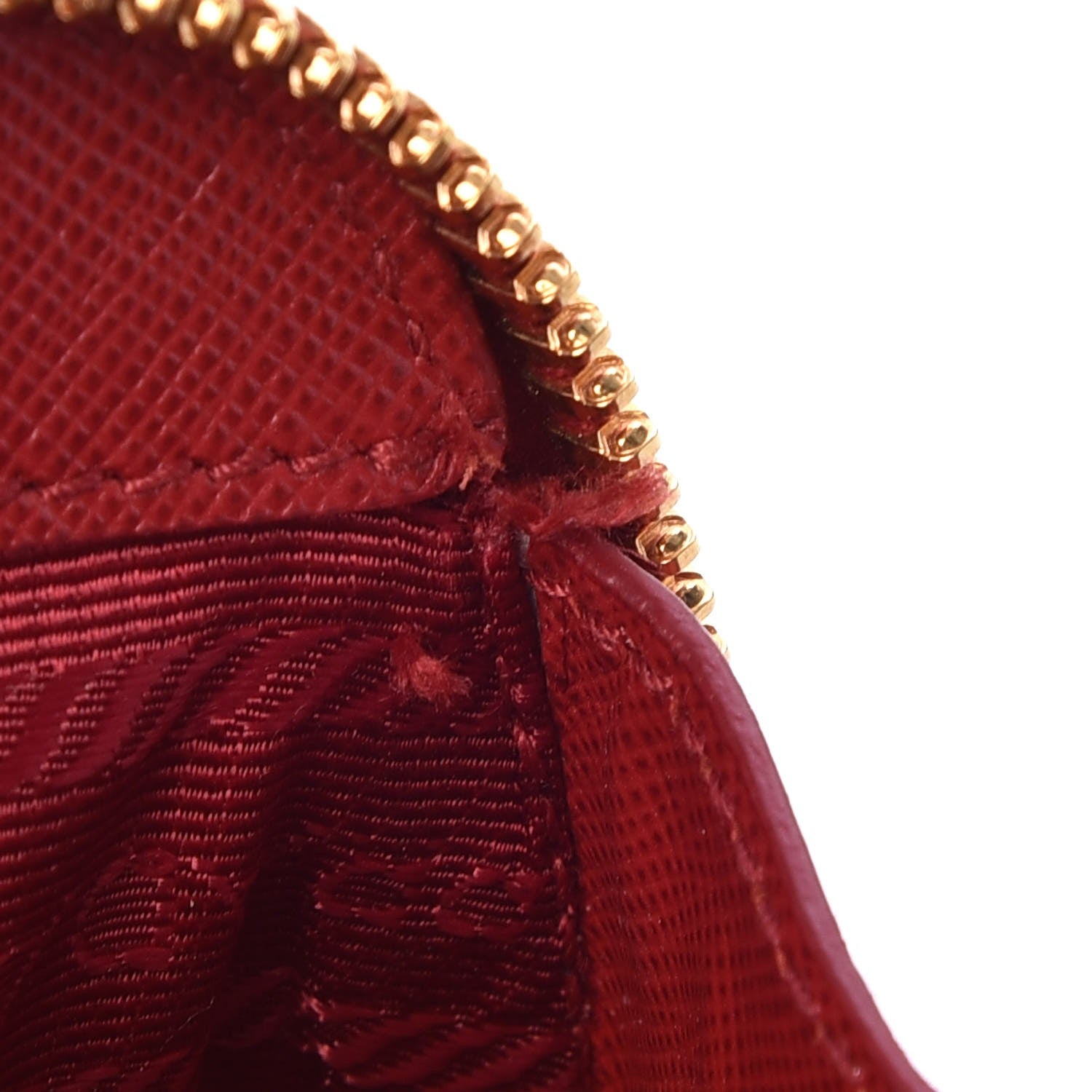 Prada Saffiano Lux Mini Promenade Tote Fuoco 7 of 9